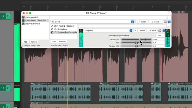 Multiband Distortion In REAPER