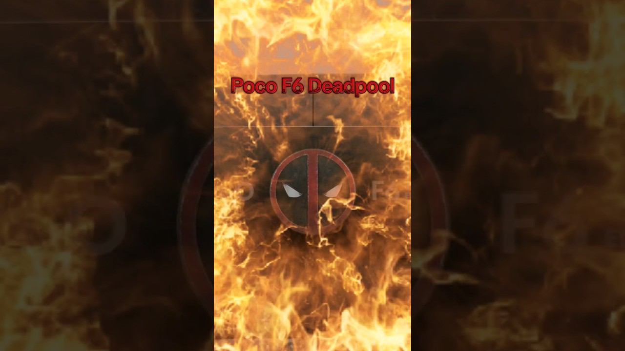 Новый дизайн Poco F6 Deadpool #смартфон #poco