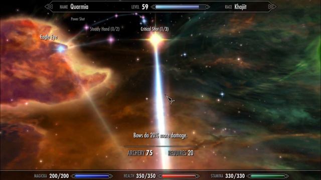 The Elder Scrolls V: Skyrim - Khajiit Female - Level 59 - Dragon Kill Cinematic - Elemental Fury