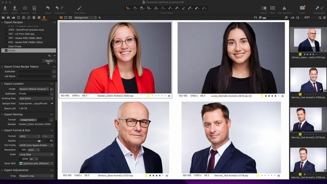 Shrink Your File Size - NO Loss Of Image Quality - JPEGmini Capture One - Headshot Method Quick Tip