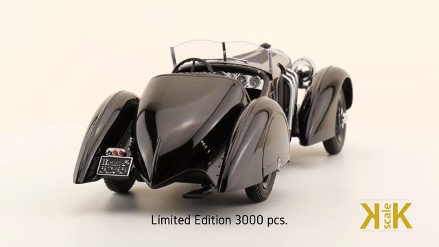 KK SCALE: Mercedes SSK Count Trossi Black Prince
