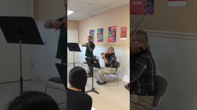 Bach Minuet #3 Violin Duet