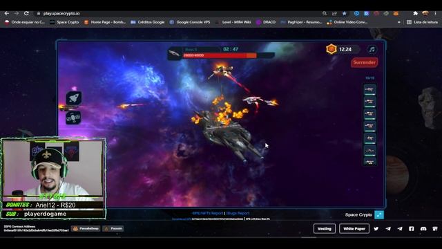 Space Crypto - Roi Em 24 Horas 55 Naves | Aprenda !