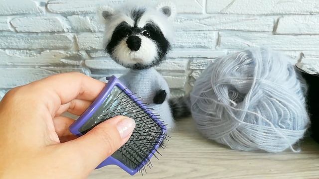 Новая вязаная игрушка, процессы, пряжа