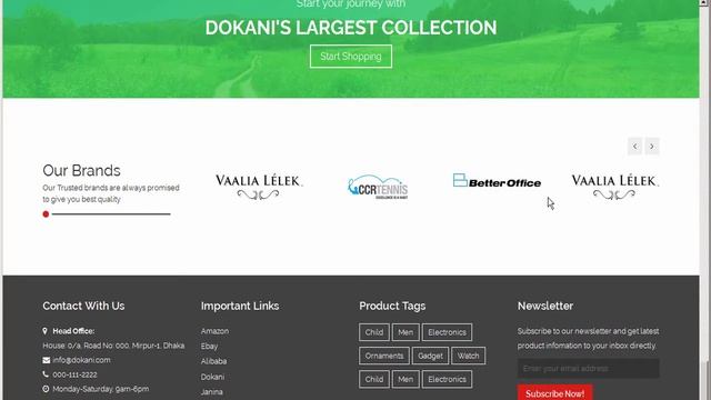 Dokani ECommerce Bootstrap Template By Obaid12 | ThemeForest Download