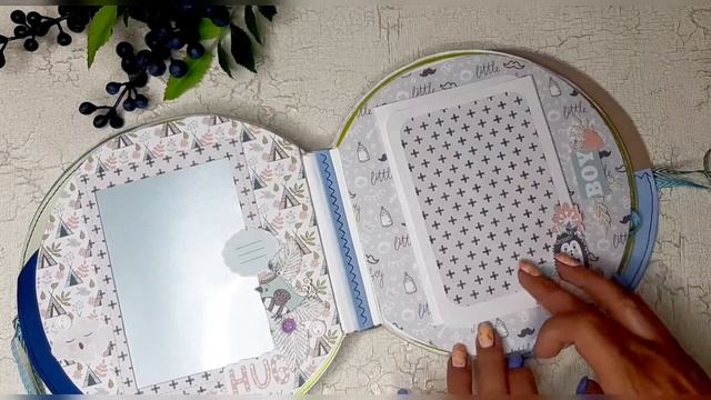 Альбом с мишкой /Обзор альбома /Скрапбукинг