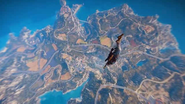 Amazingly High And Beautiful Wingsuit Sky Dive! - Just Cause 3 PS4 (Minimal HUD)