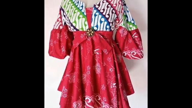 BAJU KERJA BATIK MODEL BLOUSE BATIK SOLO CANTIK ( BEST SELLER )