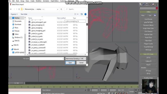 How To Import Models Custom Race Parts And Clothes And Armor Without Skeleton