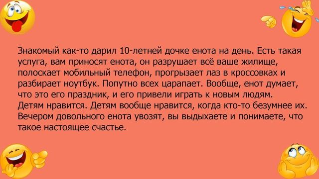 Анекдот про безумного енота