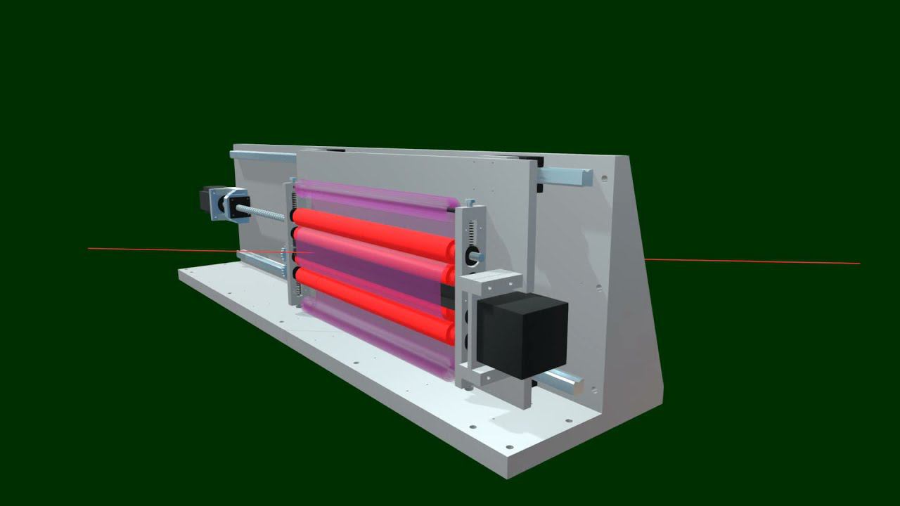 Test Module Of Movement For Photopolymer Film Width 300 Mm Length Up To 5 Meters.