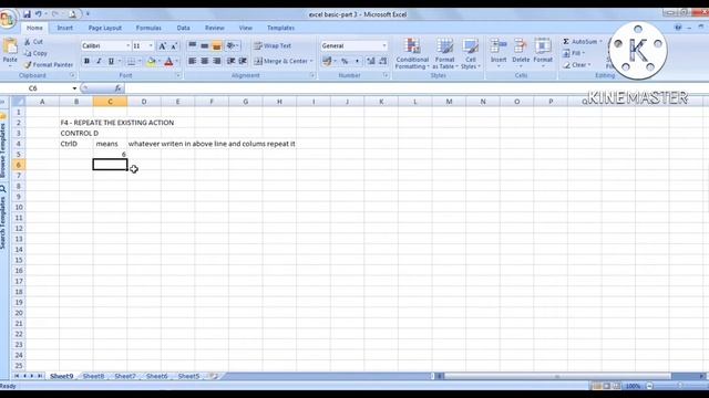 EXCEL Basic-3 USE OF Key Board F4 Ctrl D $ MINIMUM And Maximum  Formula