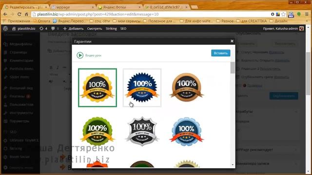 Как сделать одностраничник  на Wordpress за 10 минут!