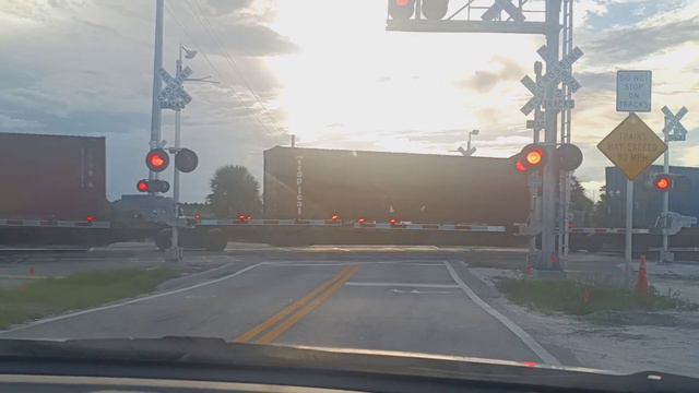 FEC TRAIN 950 @ Walton Rd Crossing @ 6:21pm 9/20/22
