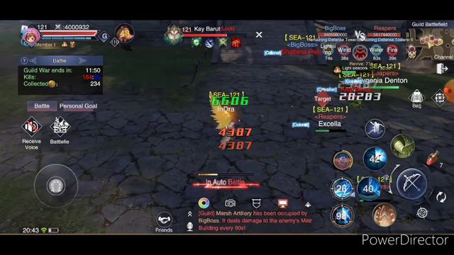 Forsaken World Guild War .. Reapers Vs BigBoss