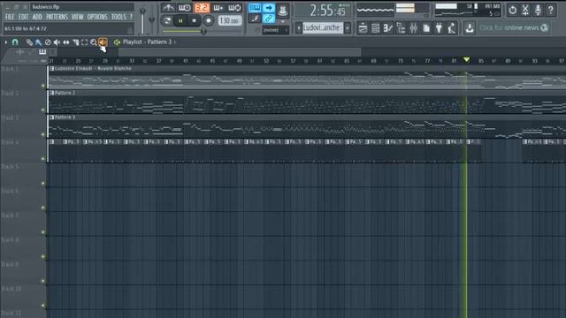 Ludovico Einaudi - Nuvole Bianche FL Studio (piano + Violin)