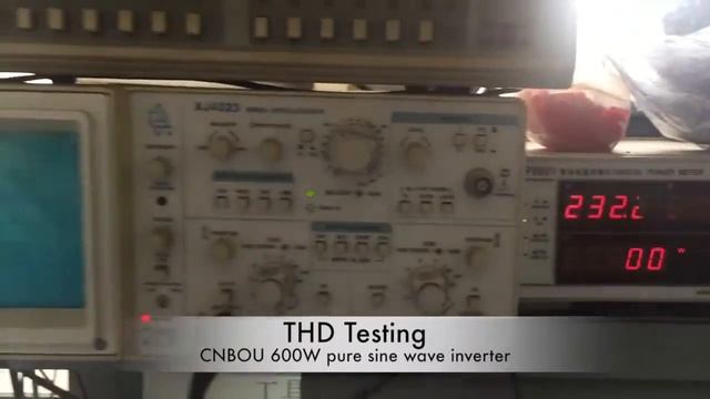 600w Inverter THD Testing