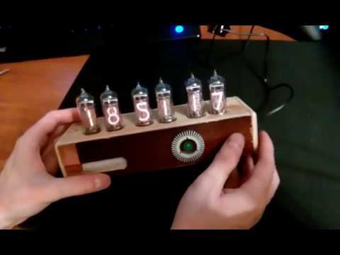 Ламповые часики на ИН-14