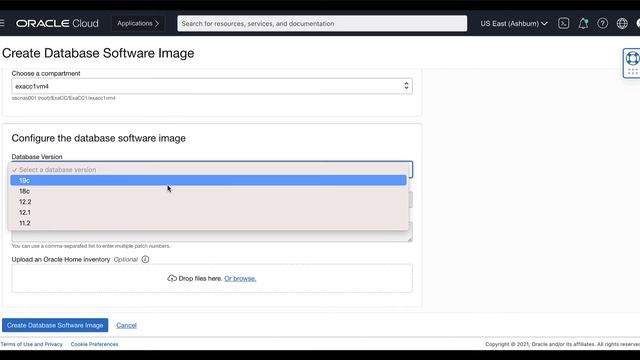 Create A Custom Database Software Image On Exadata Cloud@Customer