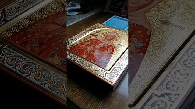 Икона Блаженная Матро́на Московская (Никонова).