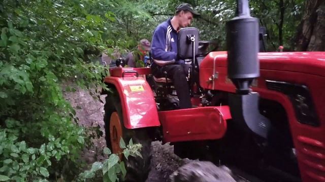 Поїздка по дрова. Тягнемо мотоблок Zubr