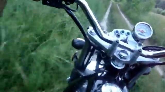 мотоцикл мотоленд V Raptor TD250 E поездка на озеро