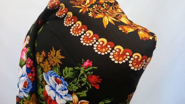 Павловопосадские платки. Шаль 