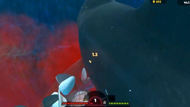 как быстро убить белую акулу в Feed And Grow Fish?