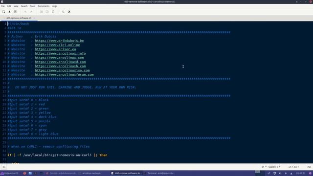 ArcoLinux : 2790 - IT Is All Arch Linux - Scripts For Arco, Arch, Alci, Ariser, Carli, EndeavourOS