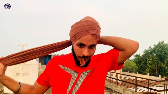 Gol Parna Easy Way | Ammy Virk Style Parna | Short Parna | Turban King Jaskarandeep Singh