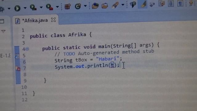 Utangulizi -Java Programming -Swahili East Africa Step By Step -hatua Kwa Hatua