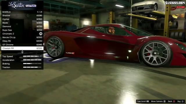 GTA 5 Тест драйв тачки Grotti Turismo R