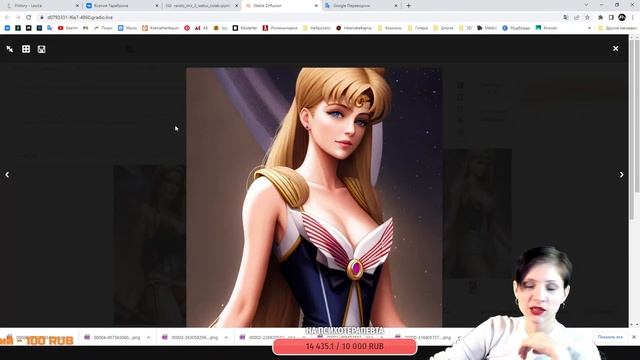 KseniaHarlequin и абьюзер художников - Stable Diffusion