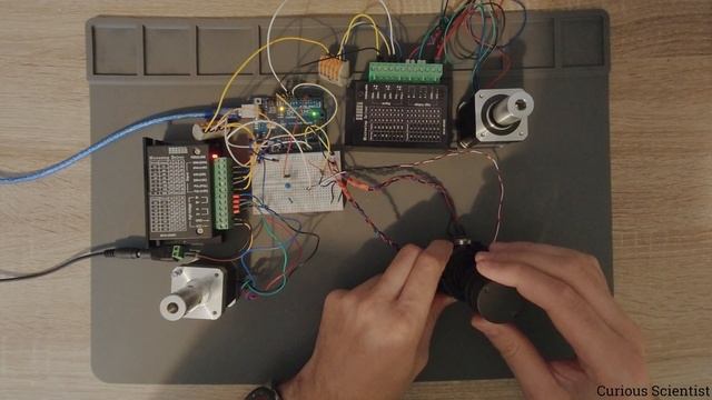 Multiple stepper motors with joystick, TB6600 and the accelstepper library
