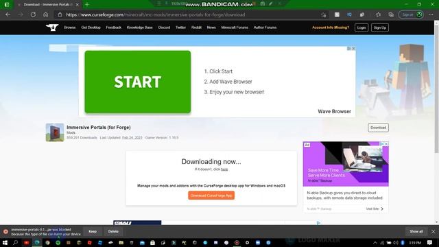 How To Get Immersive Portals Mod 1.16.5 And Tutorial How To Use!