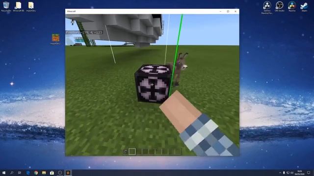 Minecraft Bedrock Edition - How To Import Structures Between Worlds.