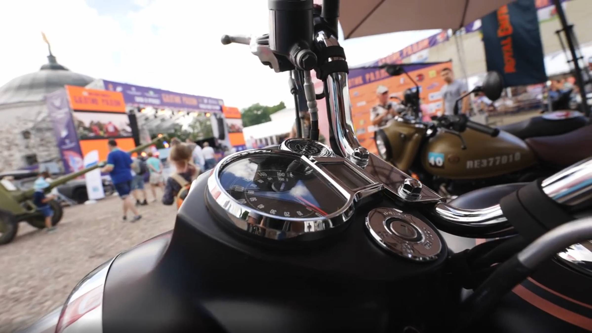 Royal Enfield на фестивале Балтик Ралли 2024 в Выборге