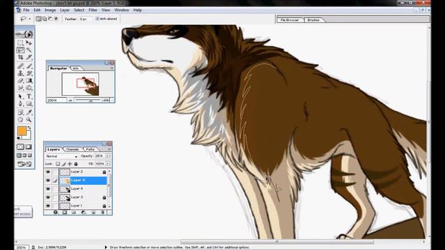 Wonderful Life Speed-drawing