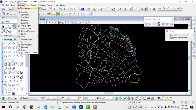 ✅ Chuyển CAD Thủ Công Và Tự Động Đồng Loạt Sang MicroStaion V8i