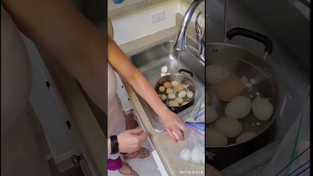 Easily Peel (Farm Fresh) Hard Boiled Eggs!!