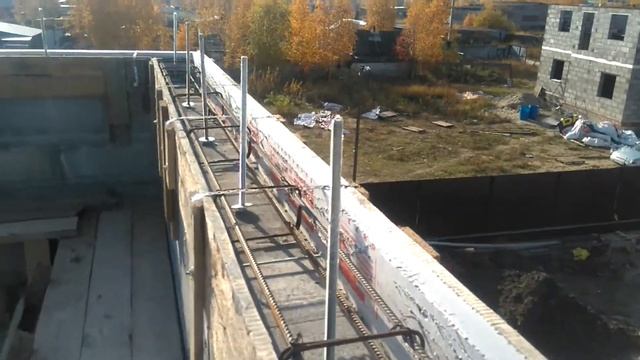 Опалубка армопояса второго этажа 1