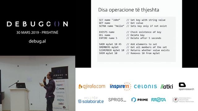 Admir Kadriu - Redis, Databaza Në Memorie Me Shumë Përdorime - DebugCon Mars 2019