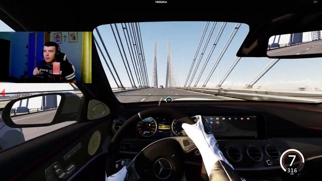 E63S И НАСТРОЕННЫЙ РУЛЬ! ASSETTO CORSA!