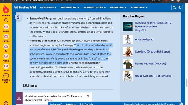 The Strongest Tales Of Character (with Vs Battle Wiki) - Raw Powerscale Stream