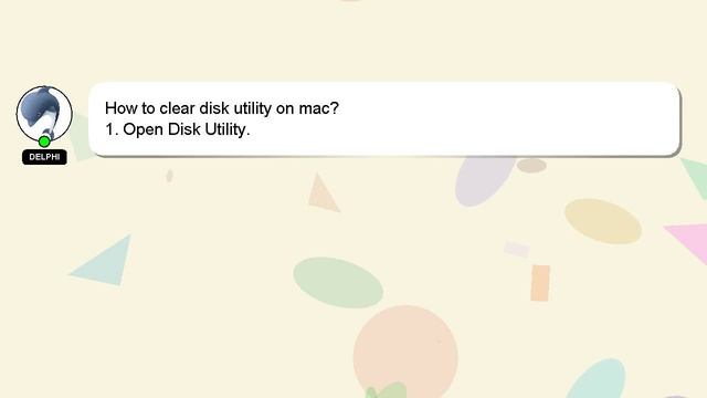 How To Clear Disk Utility On Mac?