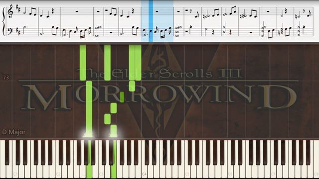Morrowind Variations On A Theme By Jeremy Soule [Piano Tutorial]
