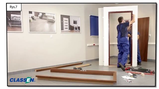 Монтаж на камуфлажна каса CMOK за панели без къртене/Installing CMOK Door Frame Classen