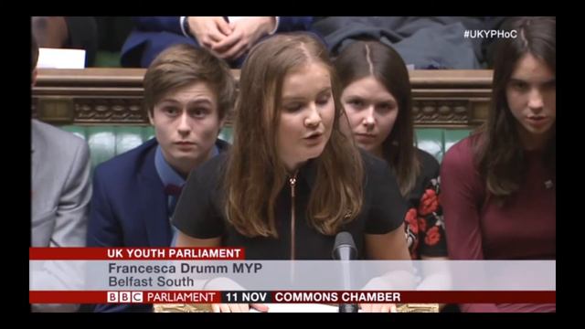 VCB Head Girl  Speaks At The House Of Commons, Palace Of Westminster