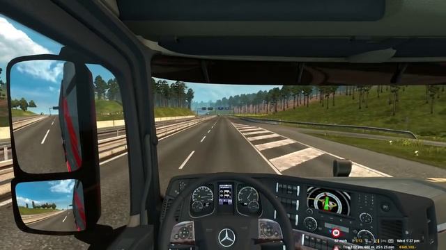 Euro Truck Simulator 2 - Mercedes Benz New Actros Loud Pipe Fixed