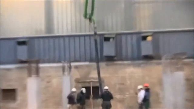 Бетононасос в работе